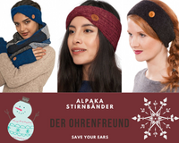 Alpaka Stirnband Alpakas B&uuml;hlertal Bellapaca Online Shop